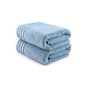 Mayra - Set Plavih Peškira za Kupanje (2 Komada)