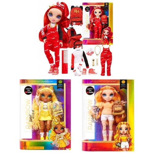 Rainbow High Junior High Fashion Doll Asst slika 1