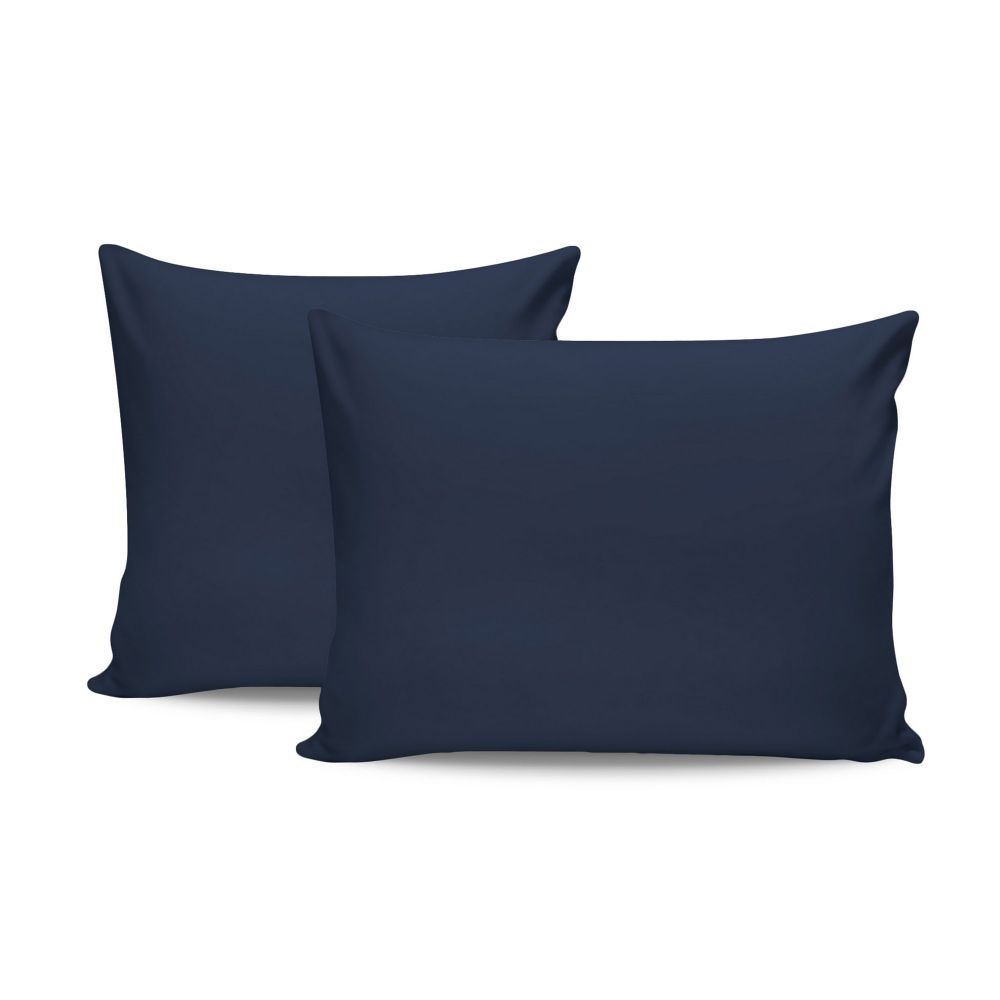 Pillowcase set (2 pieces) Tonne Marie - Serra Dark Blue (FR) slika 1
