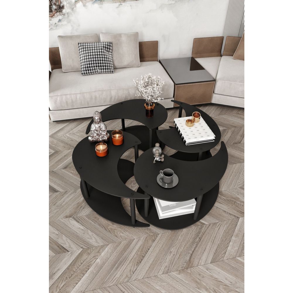 Kafa Stol Yi Yang4L 70 - Crni slika 2