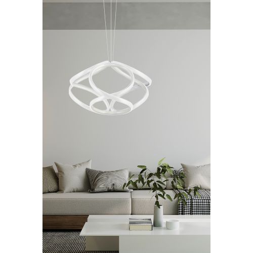 Apeiro - White, White Light White Chandelier slika 1