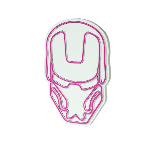 Wallity Ukrasna plastična LED rasvjeta, Iron Man - Pink slika 13