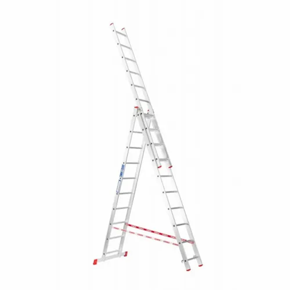 Ljestve Kombinirane 3 Sekcije 2,8 M B- Line 3X10 Gazišta slika 1