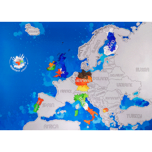 MY TRAVEL MAP Karta Europe scratch My Travel Map