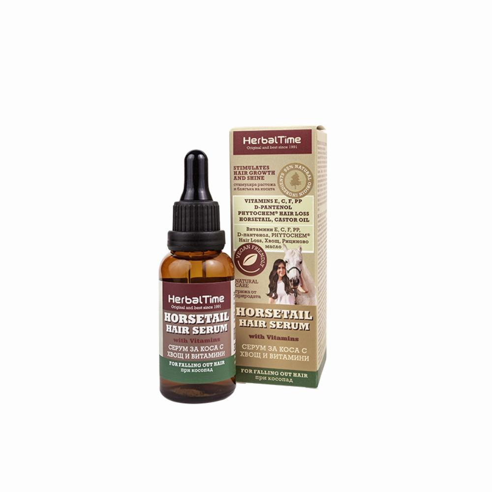 Herbal Time serum za kosu od preslice sa vitaminima 30ml slika 1