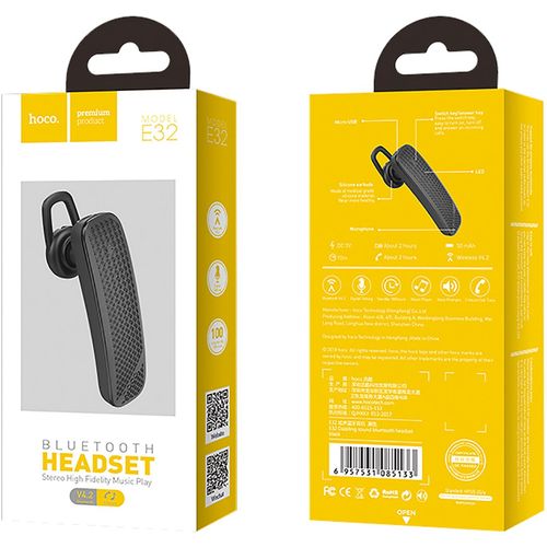 hoco. Slušalica bežična sa mikrofonom, Bluetooth, 50 mAh, 3 h - E32 Dazzling BT Headset slika 3