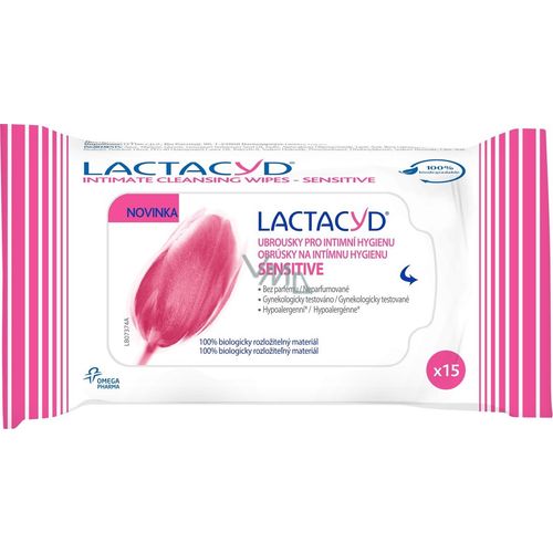 Lactacyd Sensitive vlažne maramice za intimnu higijenu 15 kom slika 1