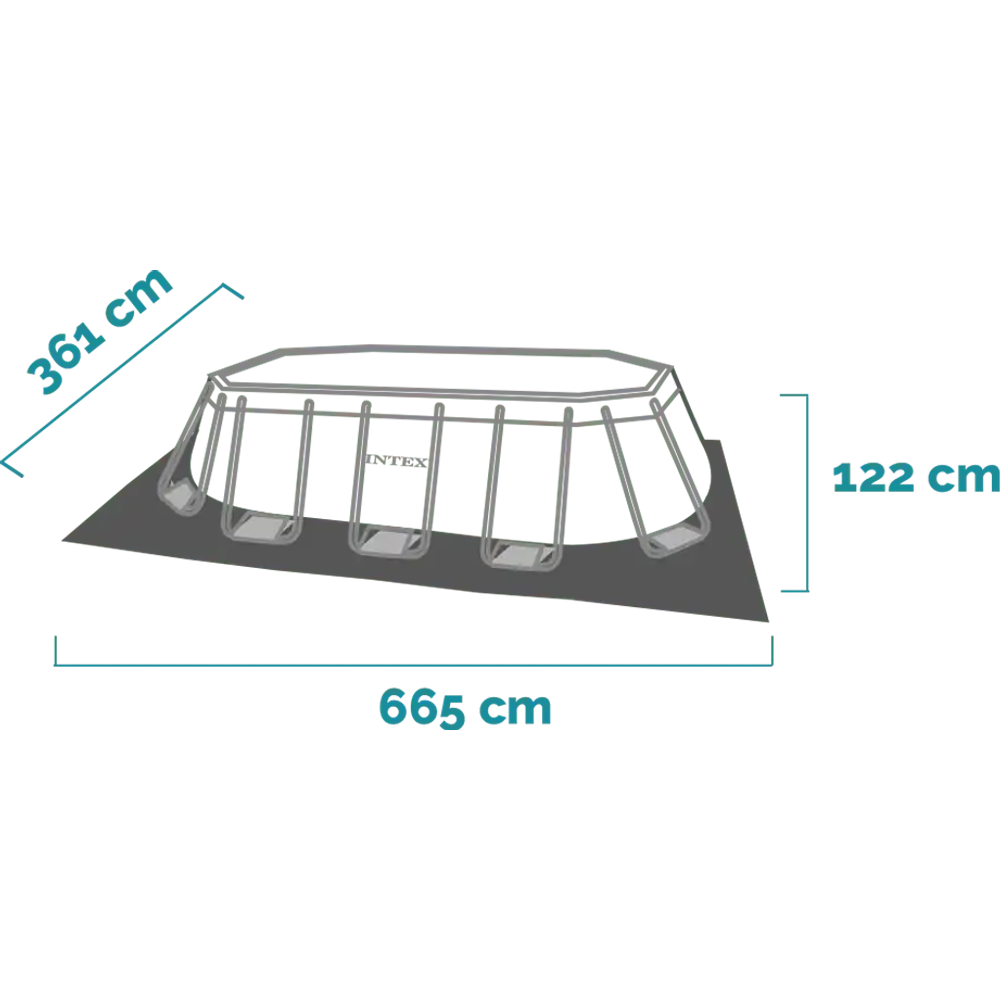 Intex montažni bazen Prism Frame 610x305x122cm sa filter pumpom 26798NP slika 9