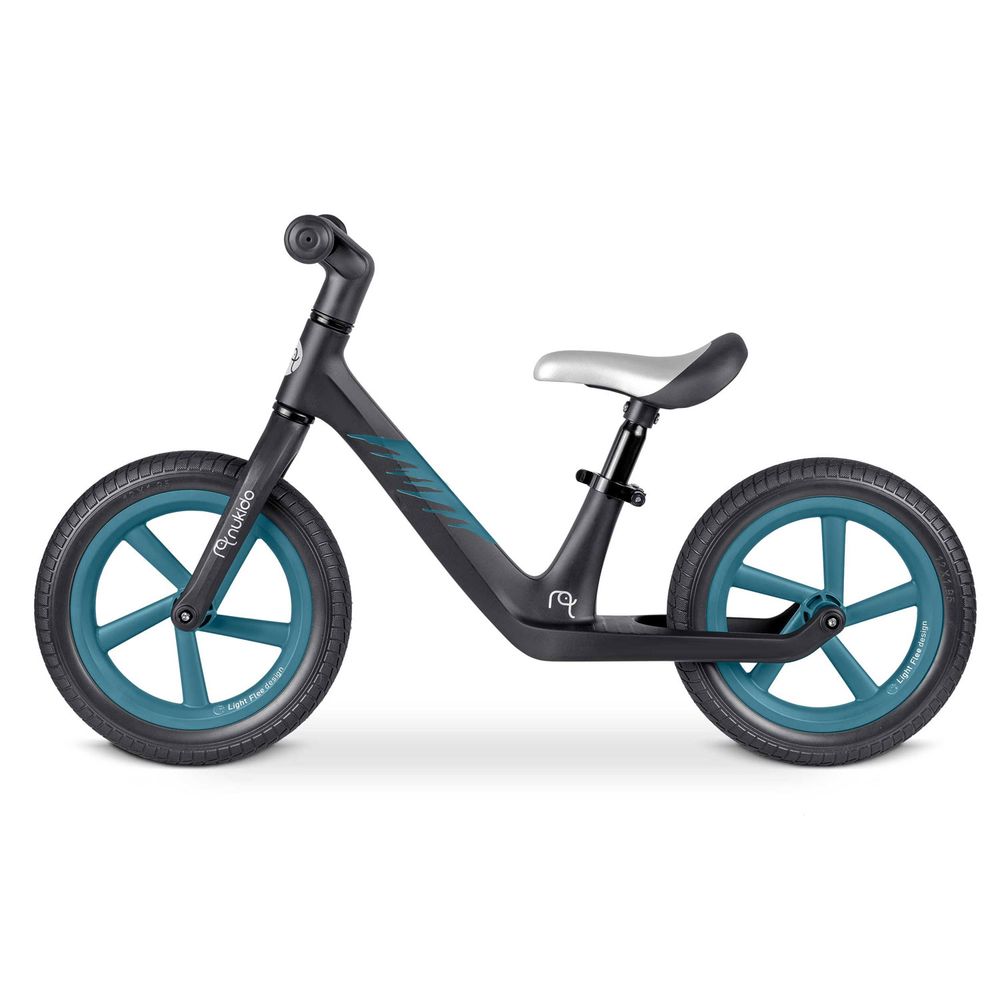 Nukido Light Flee bicikl bez pedala, crni slika 2
