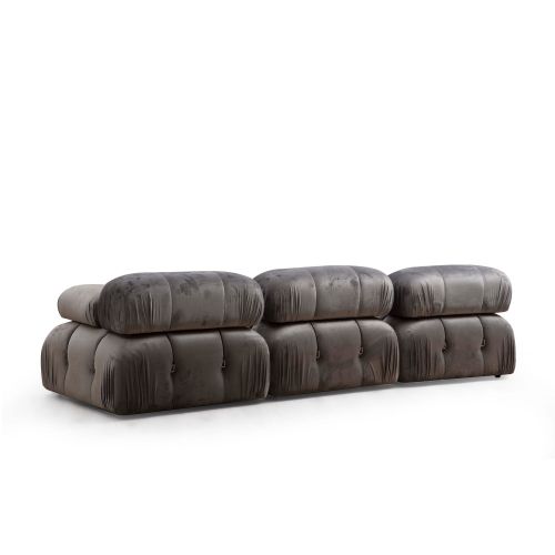 Atelier Del Sofa Trosjed, Sivo, Bubble 3 Seater ( L1-O1-1R) slika 3