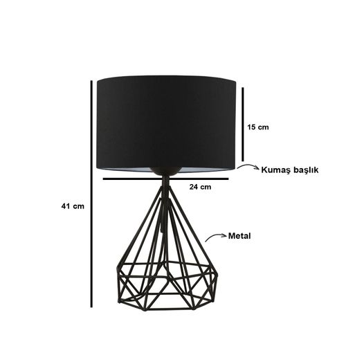 Opviq AYD-2974 Black Table Lamp Set (2 Pieces) slika 4