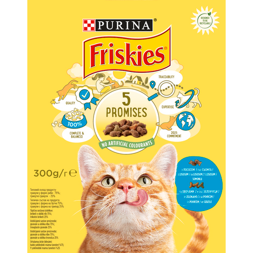 Friskies® Adult, s lososom i s povrćem, 300 g  slika 2