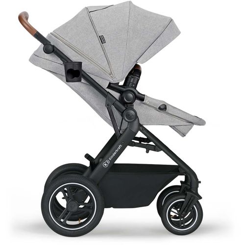 Kinderkraft dječja kolica B-TOUR 3u1, light gray CZM slika 4