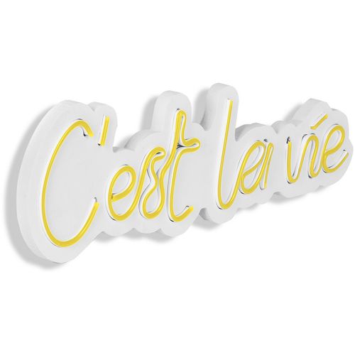 Wallity Ukrasna plastična LED rasvjeta, C'est La Vie - Yellow slika 6