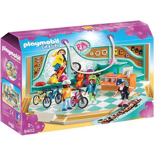 Playmobil City Life - Prodavnica bicikala i skejtova slika 1