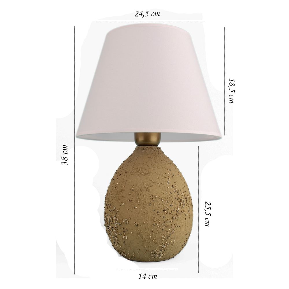 YL704 Bež i Bijela Stolna Lampa slika 3