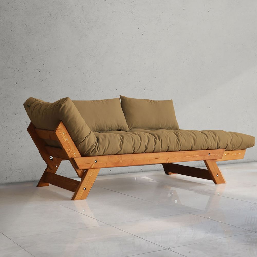Dvosjed sofa CPT8125-210 - boje: Teak, Camel Garden slika 2