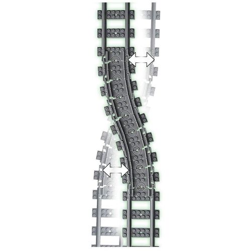 Playset Lego City 60205 Rail Pack 20 Dijelovi slika 2
