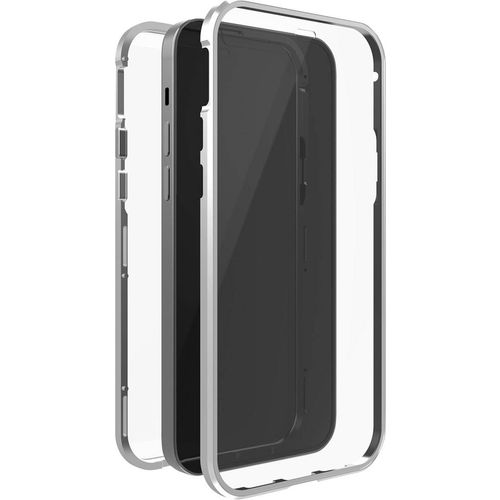 Black Rock ''360° Glass'' stražnji poklopac za mobilni telefon Apple iPhone 12 Pro Max srebrna, prozirna slika 1