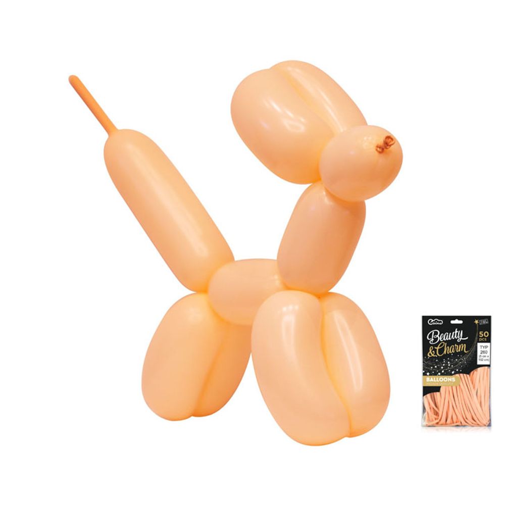 CB-MKLO Balon za modeliranje Svijetlo narandžasti 120cm, 50kom slika 1