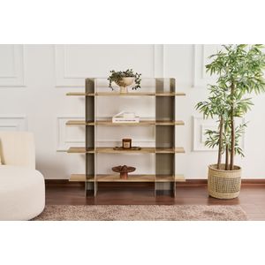 Shb-017-B Taupe Polica za Knjige