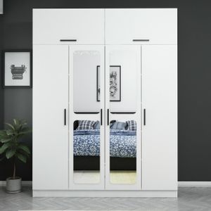 Kale - 3094 White Wardrobe