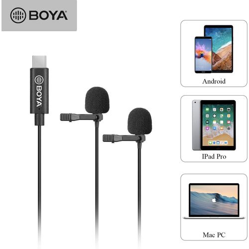 Boya Dual-mic Lavalier mikrofon for Android device slika 1