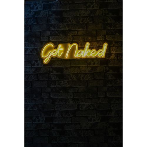Wallity Ukrasna plastična LED rasvjeta, Get Naked - Yellow slika 9