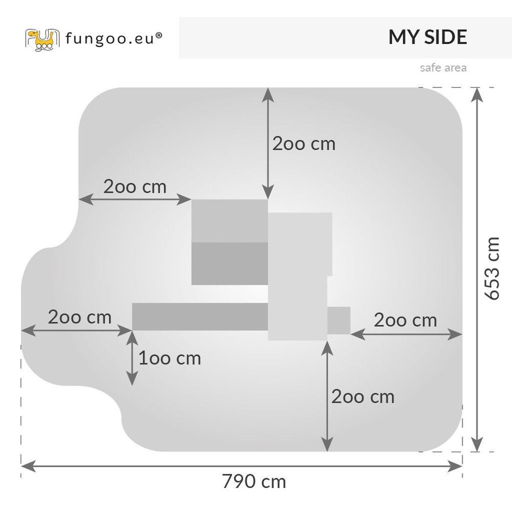 Fungoo Kućica MYSIDE - Drveno dječije igralište slika 7