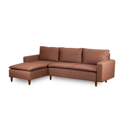 Atelier Del Sofa Kutna garnitura, Svijetlo smeđa, Lungo - Light Brown slika 7