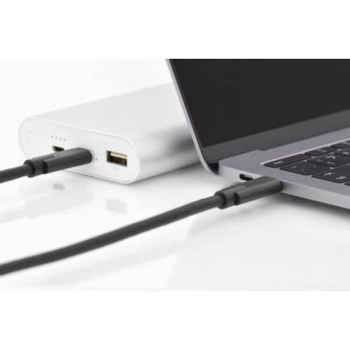 Ansmann USB kabel USB 3.2 gen. 1 (USB 3.0) USB-C® utikač, USB-C® utikač 1.00 m crna dvostruko zaštićen AK-300139-010-S slika 3