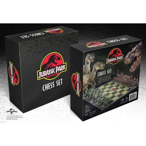 NOBLE COLLECTION - UNIVERSAL - JURASSIC PARK CHESS SET slika 3