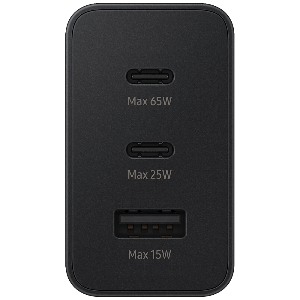 Samsung Adapter za punjenje Trio, USB-C, USB-A, 65W - EP-T6530NBEGEU slika 2