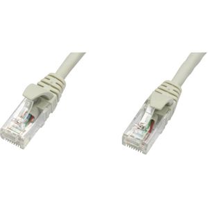 Telegärtner L00003E0003 RJ45 mrežni kabel, Patch kabel cat 5e U/UTP 5.00 m siva vatrostalan 1 St.