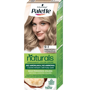 Palette Naturals Color Creme Farba za kosu 9-1 Hladna bež-plava