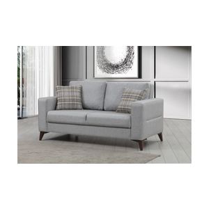 Kristal 2 - Light Grey Light Grey 2-Seat Sofa-Bed