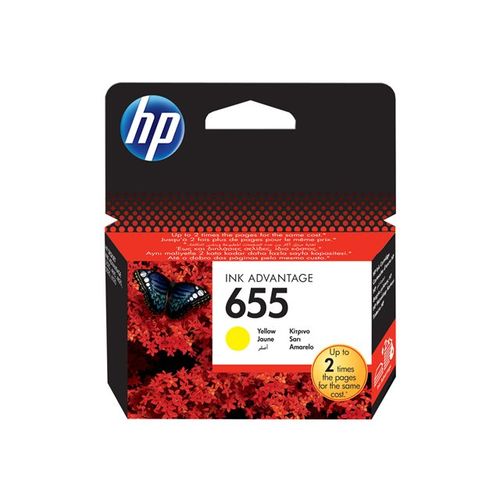 HP tinta 655 CZ112AE#BHK, 600p, žuta slika 1