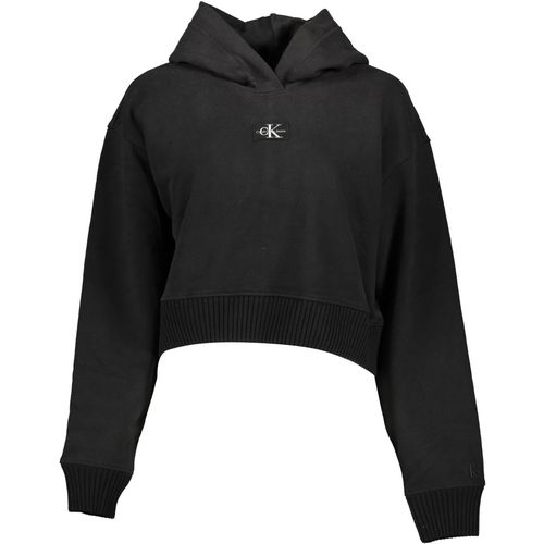 CALVIN KLEIN SWEATSHIRT WITHOUT ZIP WOMAN BLACK slika 1