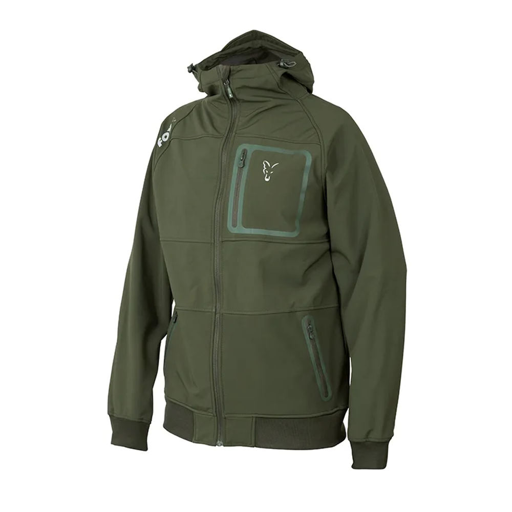 Fox Collection Green & Silver Shell Hoodie #M (CCL092) slika 1