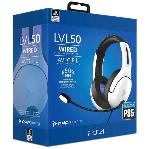 PS4 Wireless Headset LVL50 White slika 2