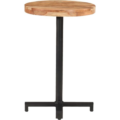 Bistro stol okrugli Ø 50 x 75 cm od masivnog bagremovog drva slika 2