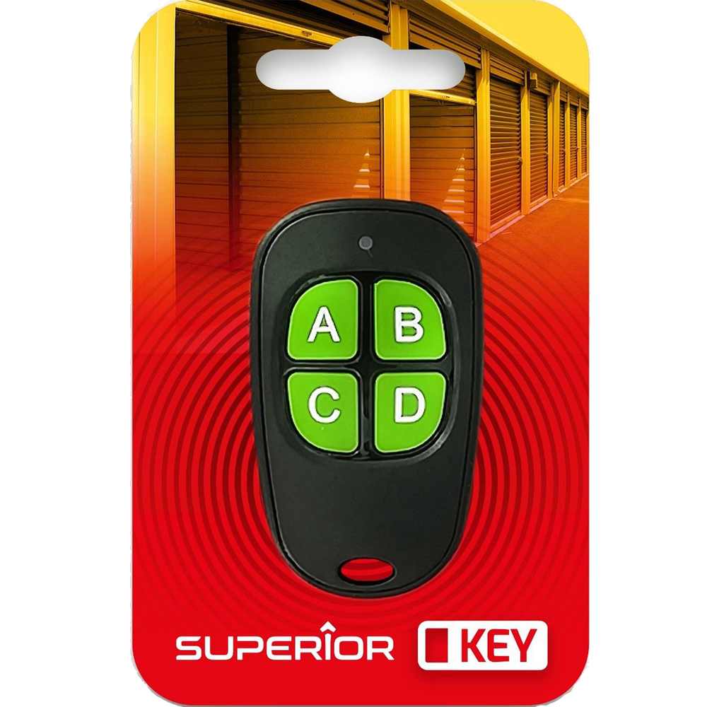 Superior Daljinski upravljač za garažna vrata i kapije, univerzalni - Key slika 1