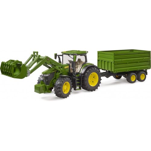 BRUDER John Deere Traktor sa prikolicom slika 1