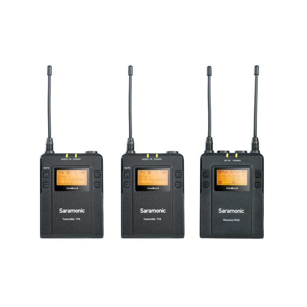 Saramonic UHF wireless mikrofon with 2 transmitters slika 1
