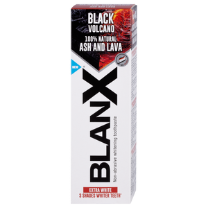 BlanX Black Volcano pasta za zube s prirodnim pepelom i lavom, 75 ml