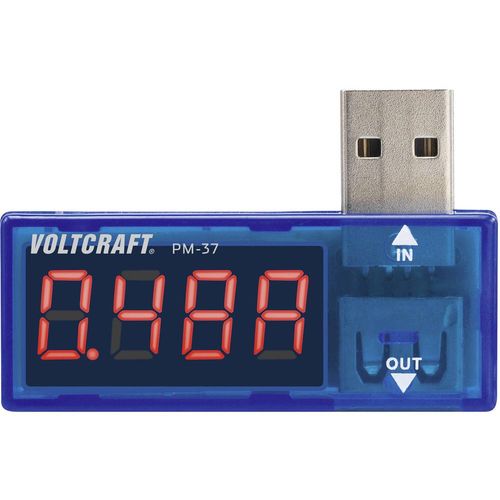 VOLTCRAFT PM-37 USB mjerač struje   digitalni  CAT I Zaslon (brojevi): 999 slika 1