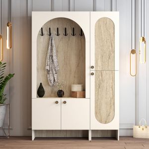 Hall Stand Palermo Kl - Krem Travertin