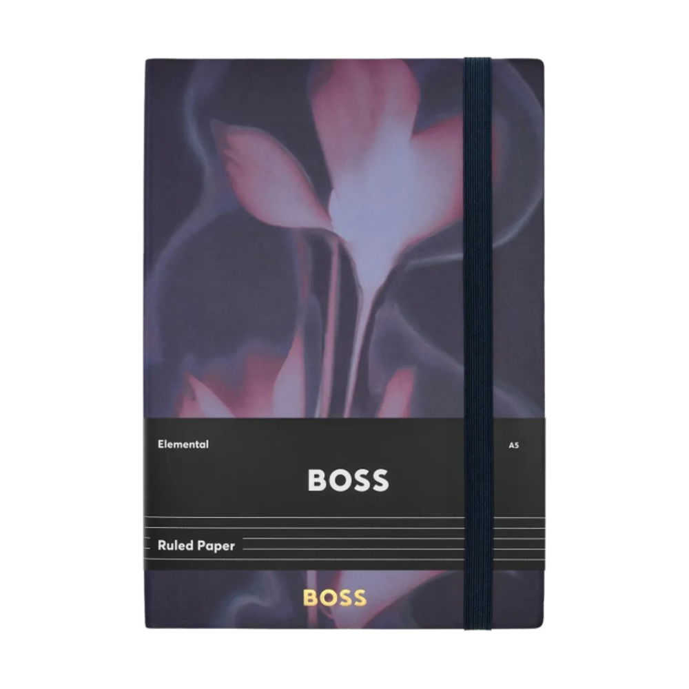 Hugo Boss notes A5 Holographic Flower HNH623NL, ljubičasti slika 1