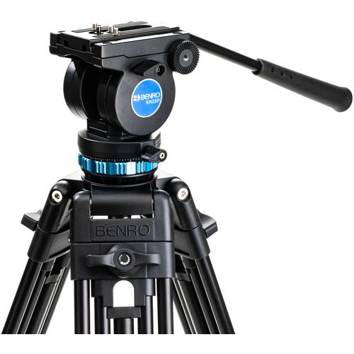 Benro KH25P Al Dual-Tube 3-sect video tripod set slika 5