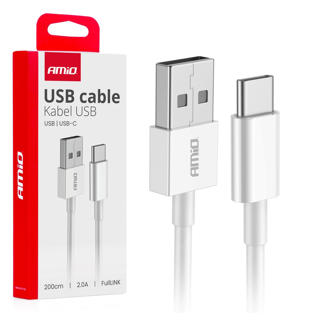 Kabal Za Telefon C-Usb 2A 200Cm Amio slika 1